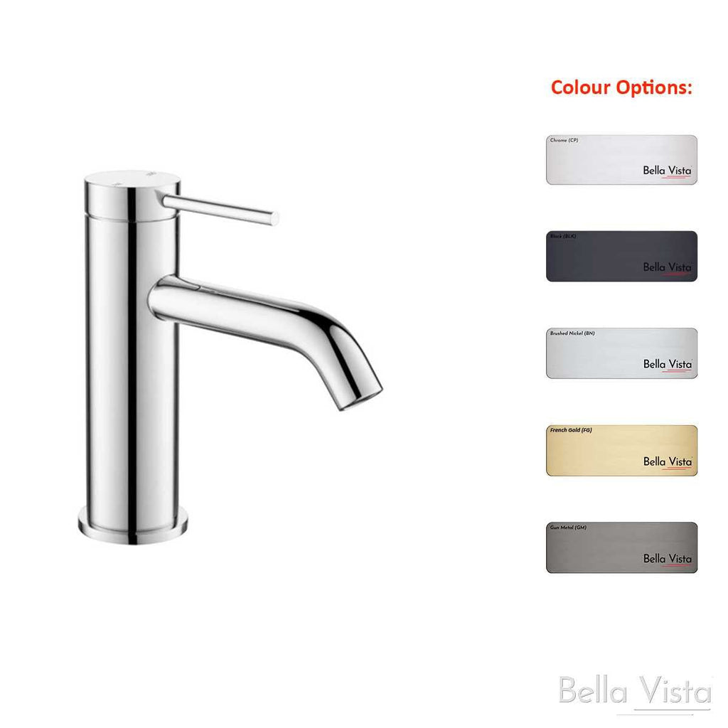 Mica Basin Mixer - Chrome, Black, Brushed Nickel, Gunmetal, French Gold - Hera BathwareChrome