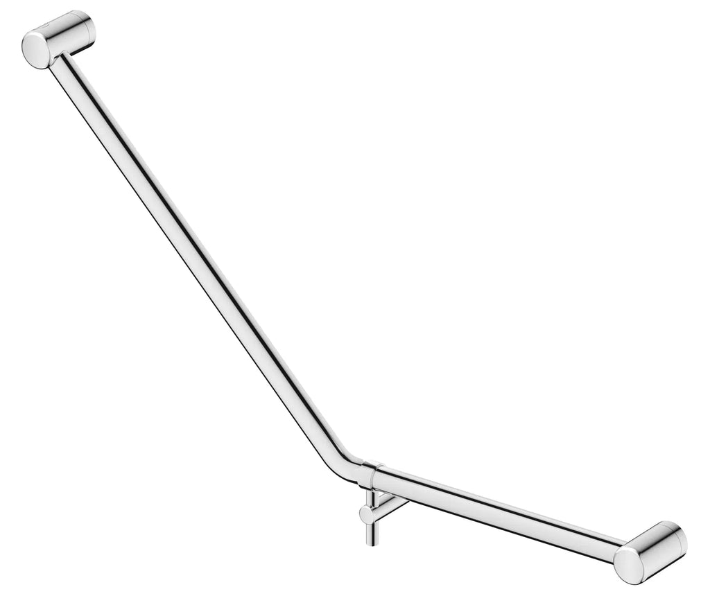 Mica Care Grab Rail – 45 Degree – 450x650mm - Hera Bathware X Bella Vista AMB - 45DE - 4565 - CP | Chrome
