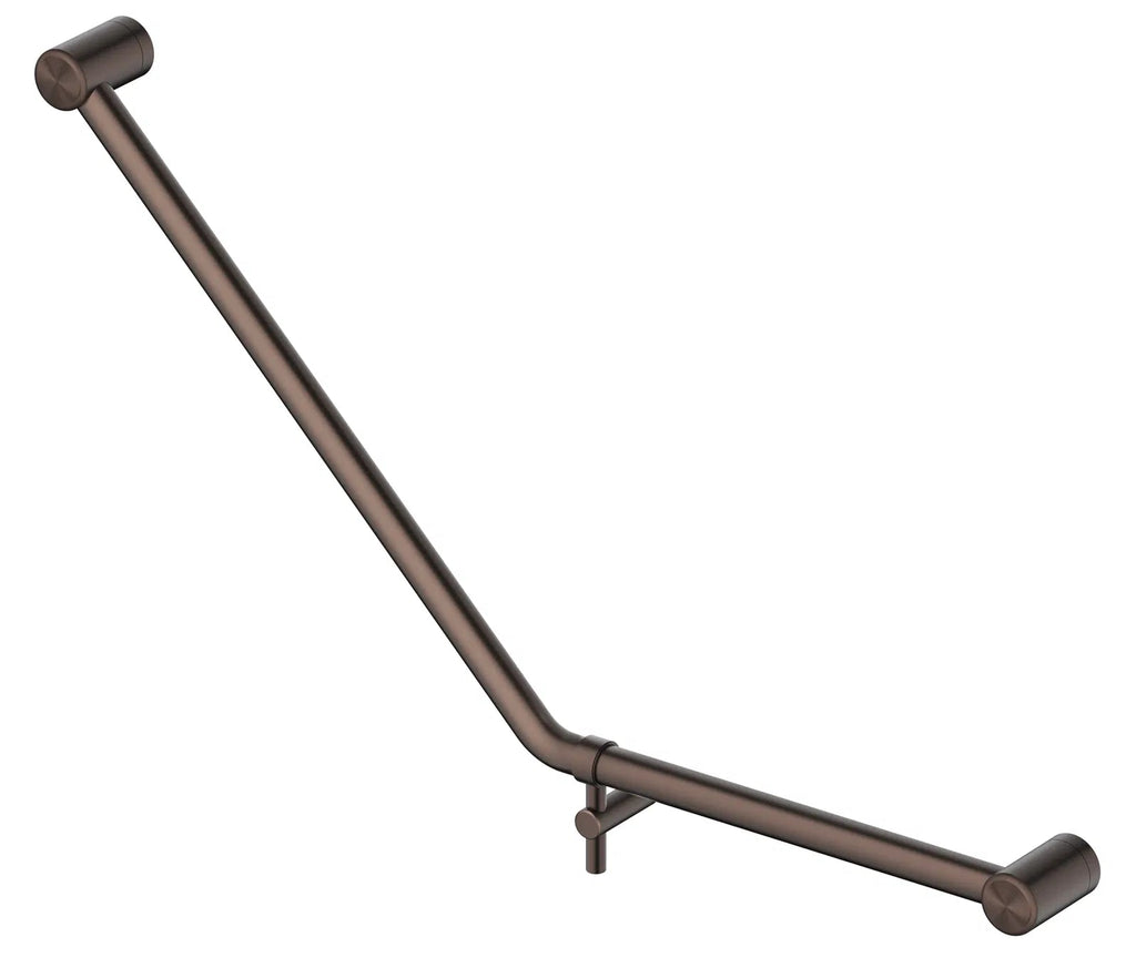 Mica Care Grab Rail – 45 Degree – 450x650mm - Hera Bathware X Bella Vista AMB - 45DE - 4565 - DB | Dusk Bronze