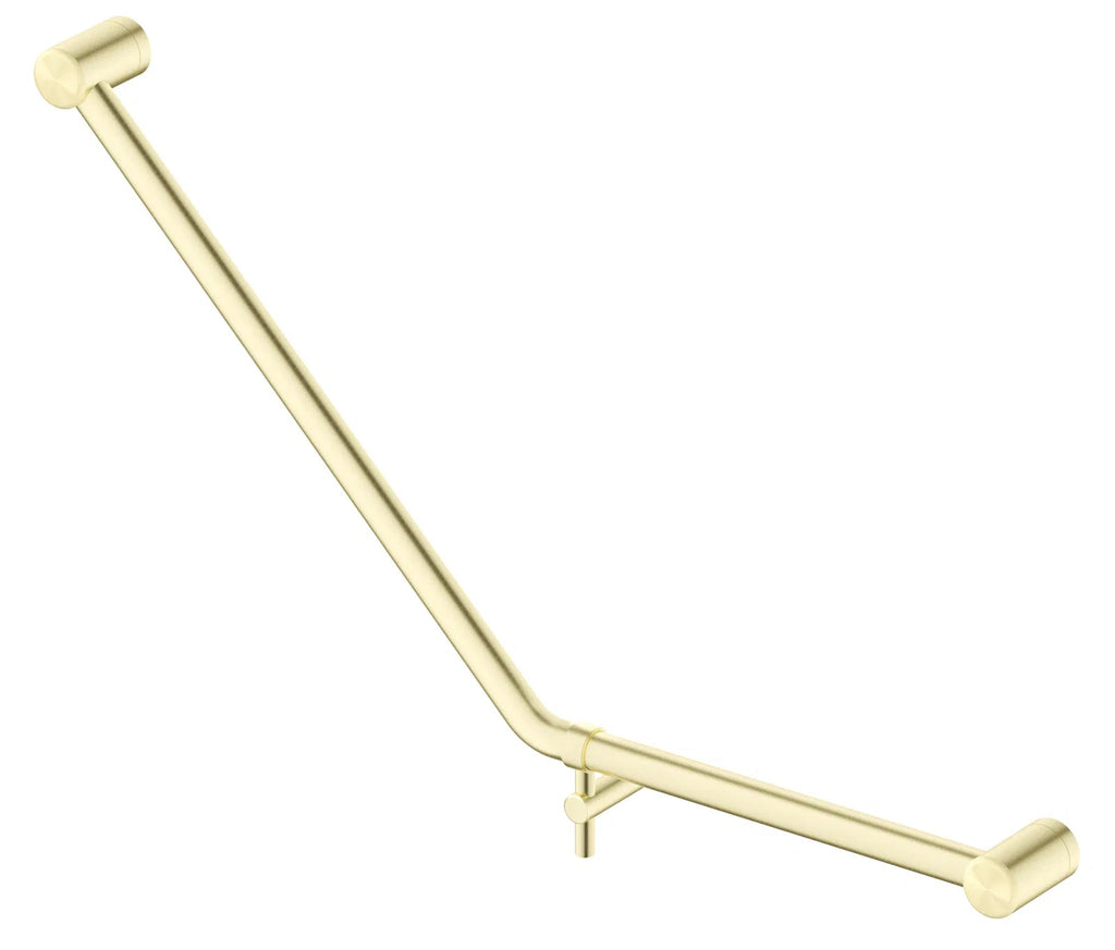 Mica Care Grab Rail – 45 Degree – 450x650mm - Hera Bathware X Bella Vista AMB - 45DE - 4565 - FG | French Gold