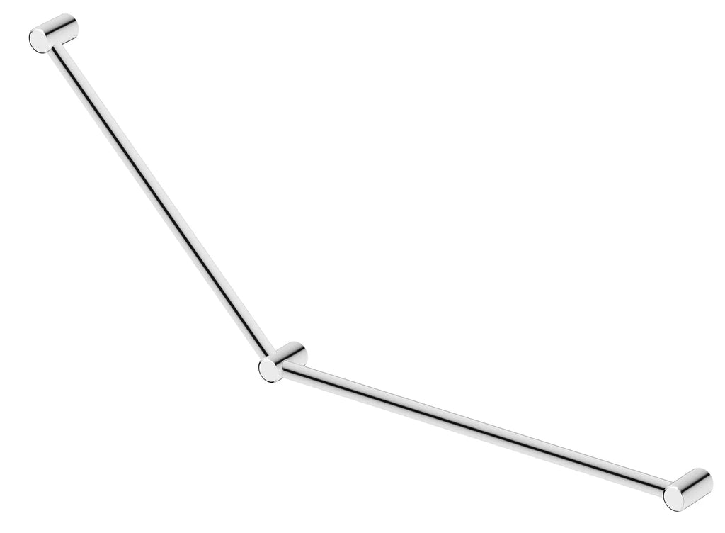 Mica Care Grab Rail – 45 Degree – 750x900mm - Hera Bathware X Bella Vista DDA - 45DE - 7590 - CP | Chrome