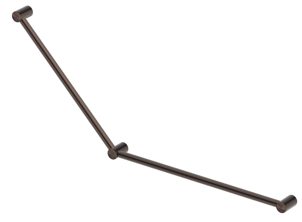 Mica Care Grab Rail – 45 Degree – 750x900mm - Hera Bathware X Bella Vista DDA - 45DE - 7590 - DB | Dusk Bronze