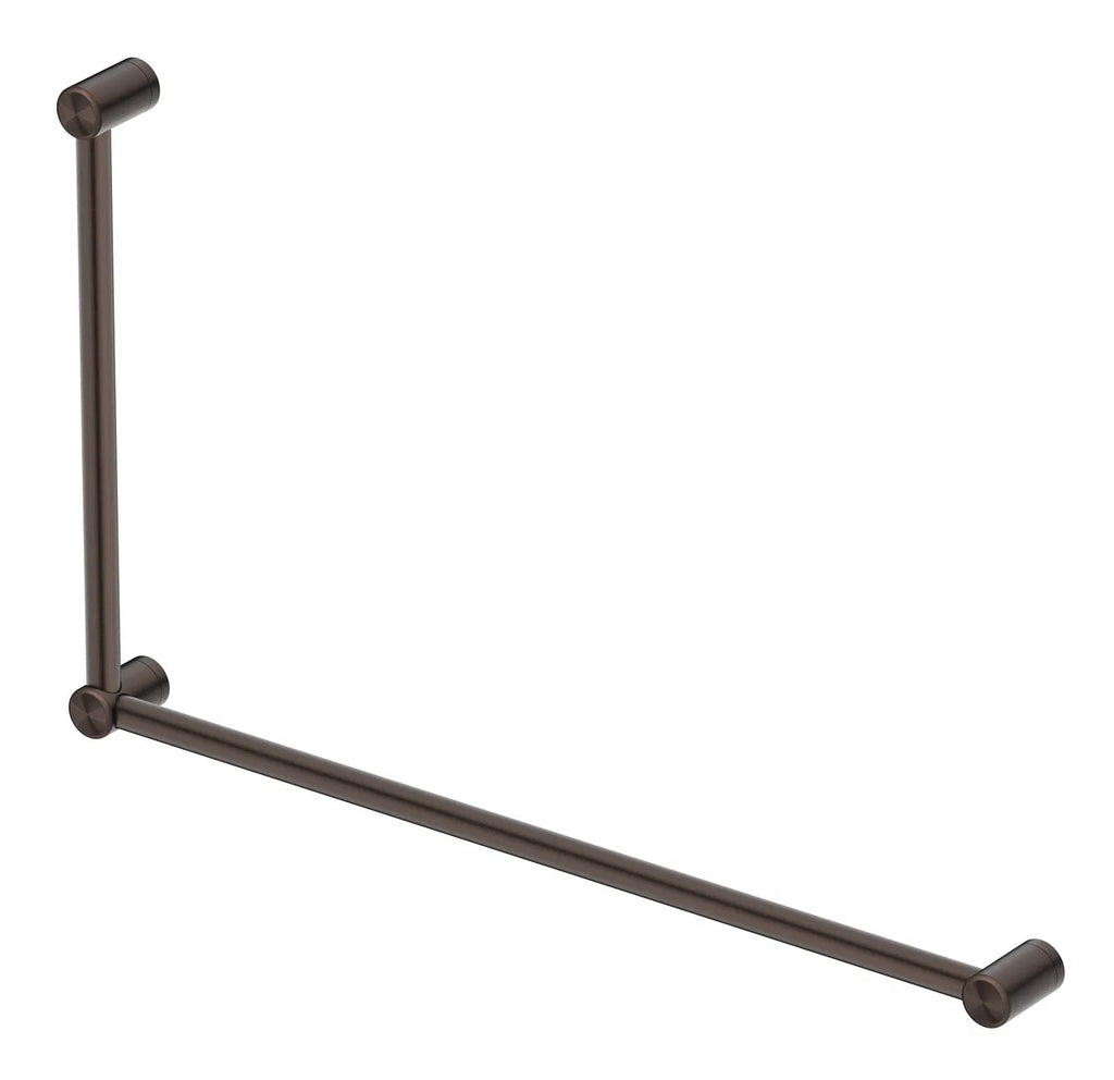 Mica Care Grab Rail – 90 Degree – 600x1000mm - Hera Bathware X Bella Vista DDA - 90DE - 6010 - DB | Dusk Bronze