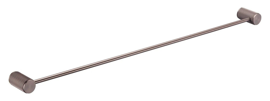 Mica Fluted 800mm Single Towel Rail - Hera Bathware X Bella Vista 1124 - 800 - P - NR - DB | Dusk Bronze