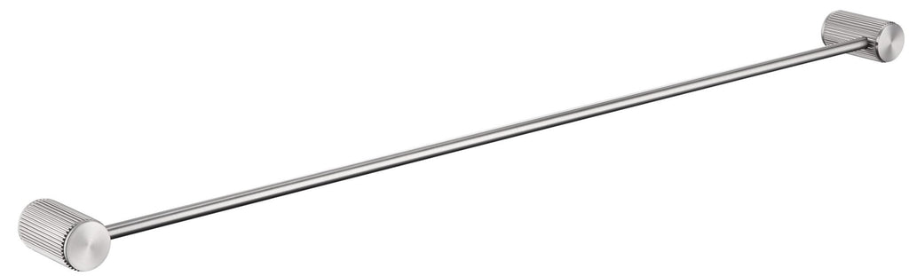 Mica Fluted Single Towel Rail - Hera BathwareBrushed Nickel