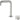 Mica Fluted Square/Goose Hob Sink/Basin Mixer Set - Hera Bathware X Bella Vista HSB - 6 - NR - R90 - BN | Soft - SquareBrushed Nickel