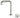Mica Fluted Square/Goose Hob Sink/Basin Mixer Set - Hera Bathware X Bella Vista HSB - 6 - NR - R90 - BN | Soft - SquareBrushed Nickel