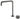 Mica Fluted Square/Goose Hob Sink/Basin Mixer Set - Hera Bathware X Bella Vista HSK - 6 - NR - GM | Goose - NeckGun Metal