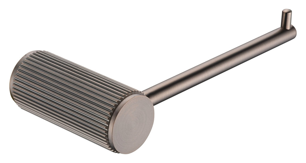 Mica Fluted Toilet Paper Holder - Hera Bathware X Bella Vista 1111 - P - NR - DB | Dusk Bronze