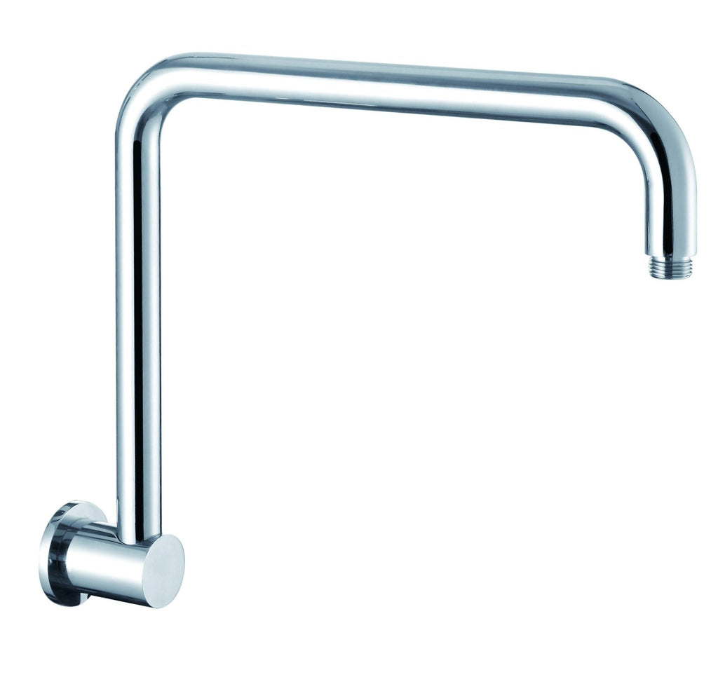 Mica Gooseneck Shower Arm - 350mm - Hera BathwareChrome