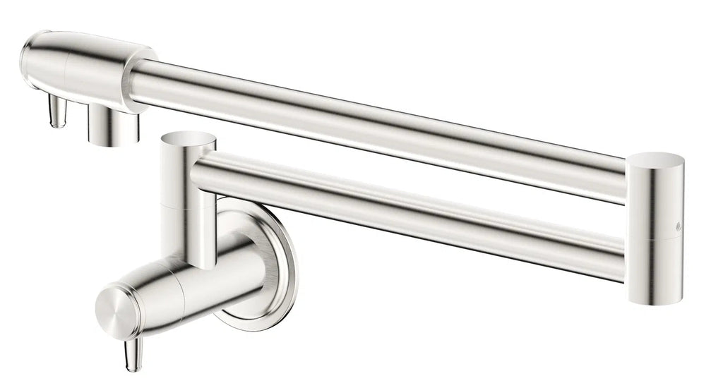 Mica Heritage Pot Filler - Hera Bathware X Bella Vista PF - CL - 5 - BN | Brushed Nickel
