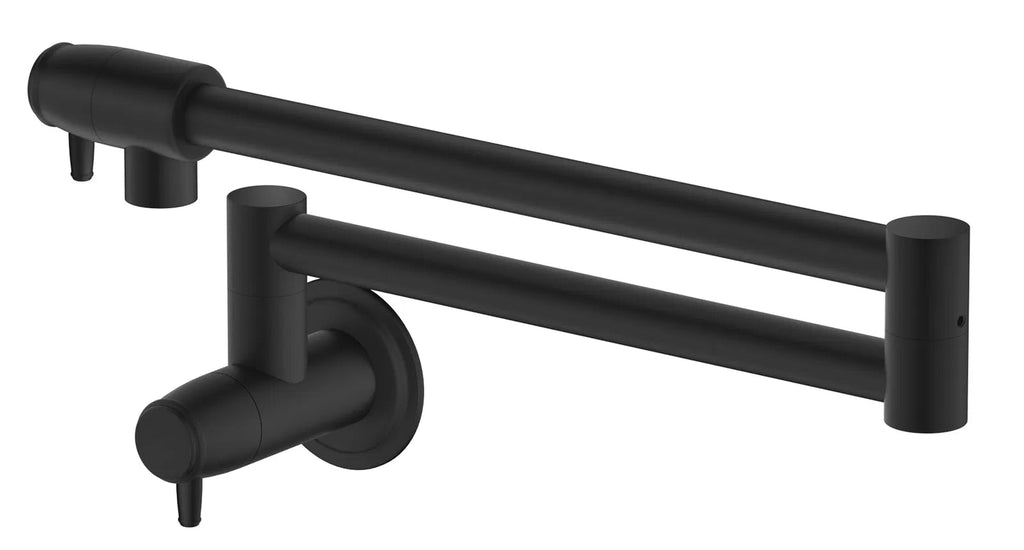 Mica Heritage Pot Filler - Hera Bathware X Bella Vista PF - CL - 5 - BLK | Matte Black