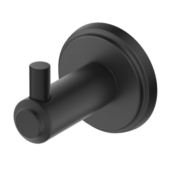 Mica Heritage Robe Hook - Hera Bathware X Bella Vista 1753 - S - BLK | Matte Black