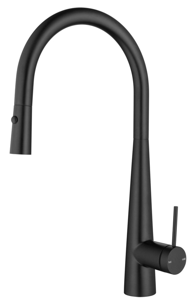 Mica Pull - Out Cone Sink Mixer - Hera BathwareBlack