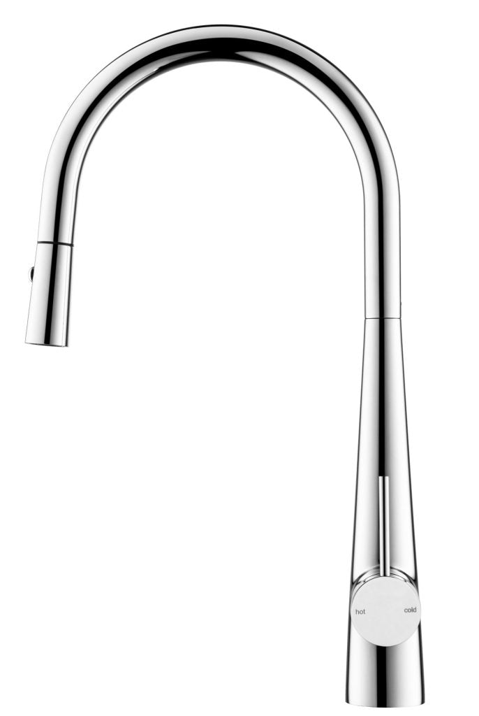 Mica Pull - Out Cone Sink Mixer - Hera BathwareChrome