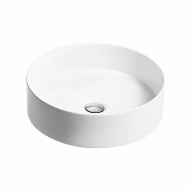 Mica Round Slim Basin - Hera Bathware X Kohler 90012T - 0 | Gloss White
