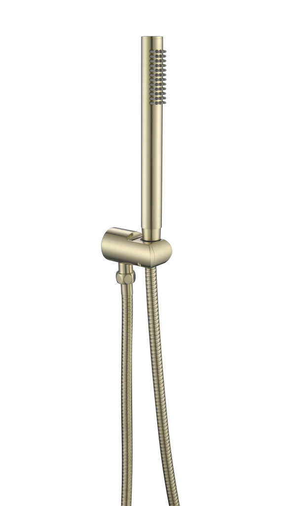 Mica Slim Hand Shower on Bracket - Hera Bathware X Bella Vista R03 - V2 - SHRT - FG | French Gold