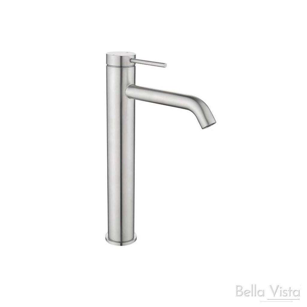 Mica Tall Basin Mixer - Chrome, Black, Brushed Nickel, Gunmetal, French Gold - Hera BathwareBrushed Nickel