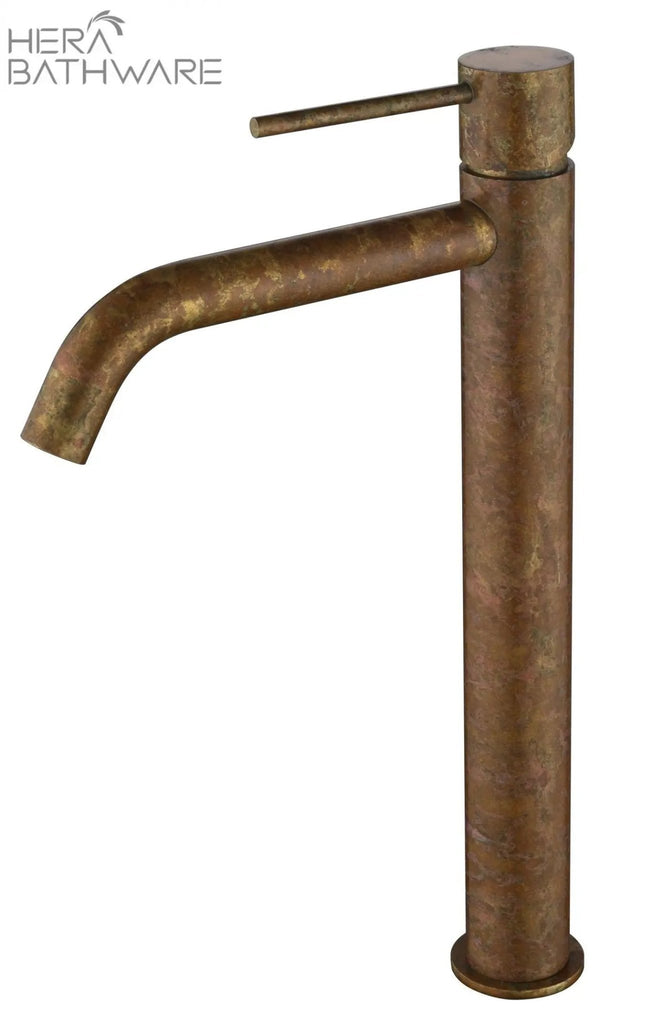 Mica Tall Basin Mixer - Chrome, Black, Brushed Nickel, Gunmetal, French Gold - Hera BathwareLiving Brass