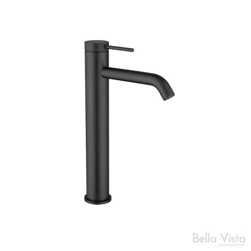 Mica Tall Basin Mixer - Chrome, Black, Brushed Nickel, Gunmetal, French Gold - Hera BathwareMatte Black