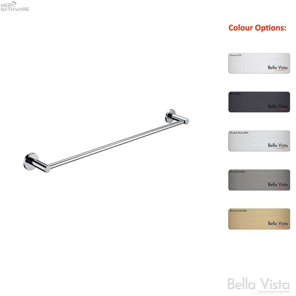 Mica - Towel Rail 800mm - Hera BathwareChromeSingle Towel Rail