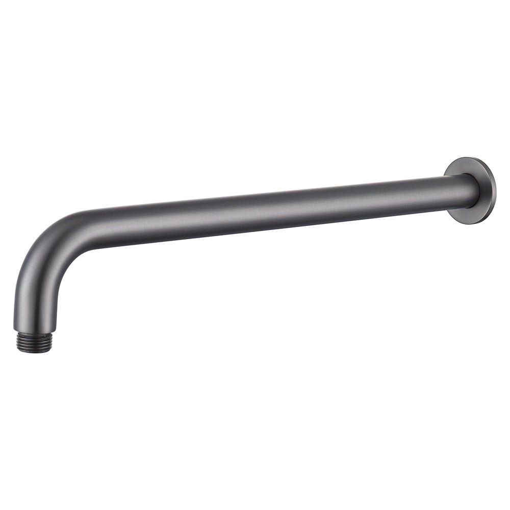 Mica Wall Shower Arm – 450mm – Curved - Hera BathwareChrome