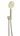 Mica Wide Hand Shower on Bracket - Hera Bathware X Bella Vista R01 - V2 - SHRT - CP | Chrome