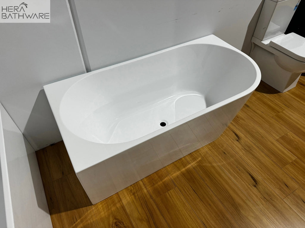 Milan Left Corner Bathtub - Hera Bathware1500mmGloss White
