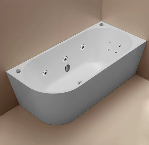 Millan Corner to Right 1500/1700mm Spa Bathtub - Hera Bathware1500mm3 Large Jets & 8 Mini Jets