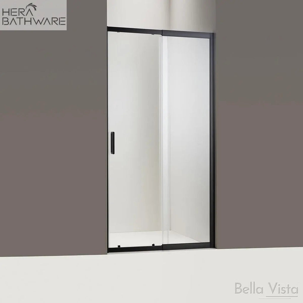 Miramar Sliding Semi Framed Shower Screen 1950mm – Front Only - Multiple Sizes - Hera BathwareChrome1100 - 1200mm