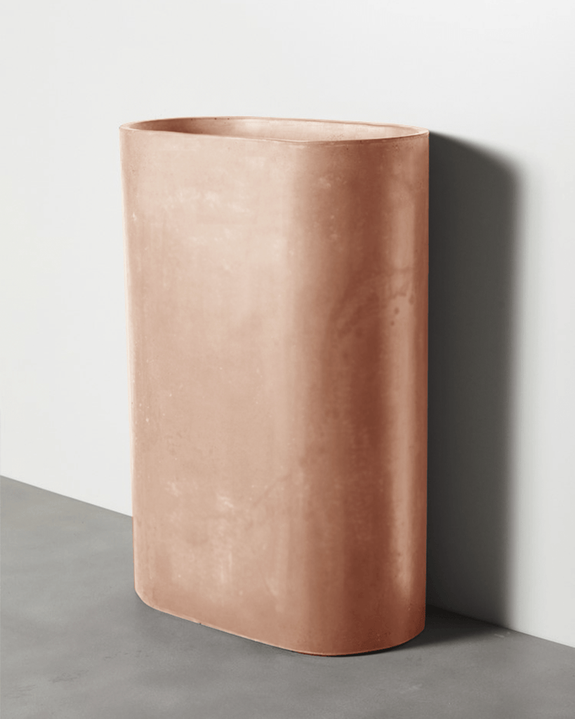 Molli Freestanding Basin (formerly Tropez) (Pastel Peach) - Hera Bathware