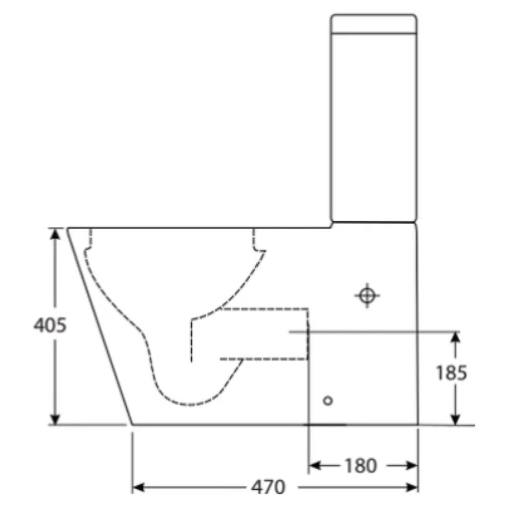 Monash Wall Faced Toilet Suite - Rimless - Hera Bathware