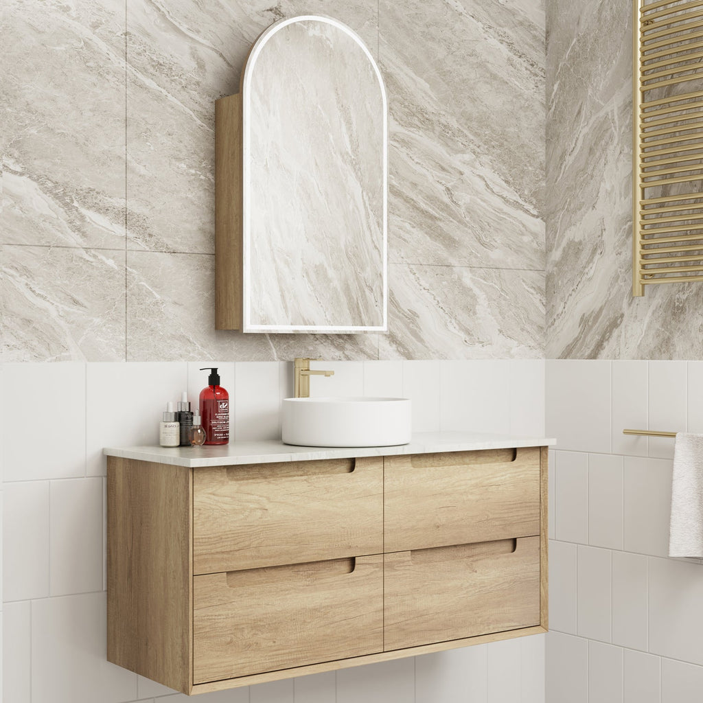 Moreno Wall Hung Vanity 600 - 1500mm - Hera Bathware X Aulic CAWH51 - 1200 | 1200mmCabinet Only