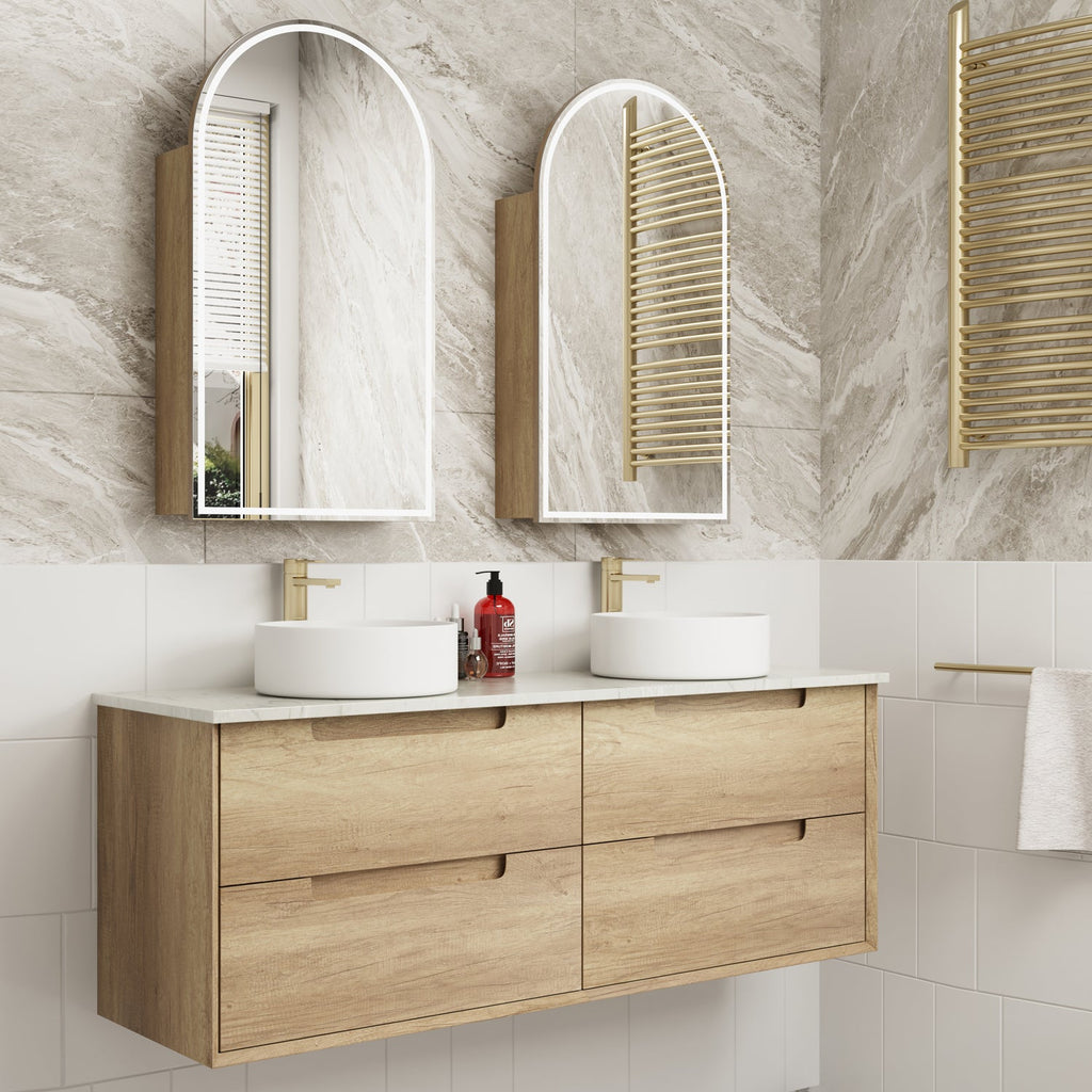 Moreno Wall Hung Vanity 600 - 1500mm - Hera Bathware X Aulic CAWH51 - 1500 | 1500mm - SingleCabinet Only