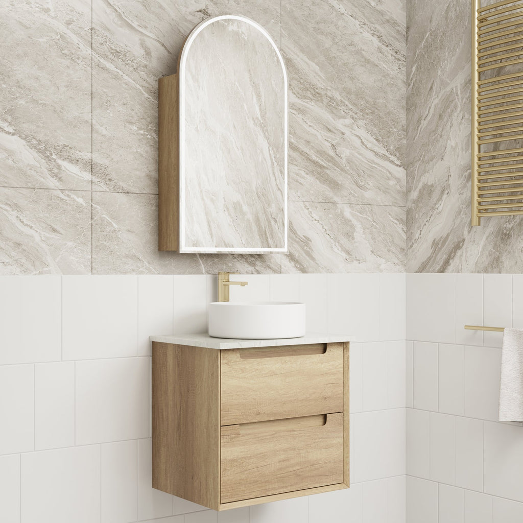 Moreno Wall Hung Vanity 600 - 1500mm - Hera Bathware X Aulic CAWH51 - 600 | 600mmCabinet Only