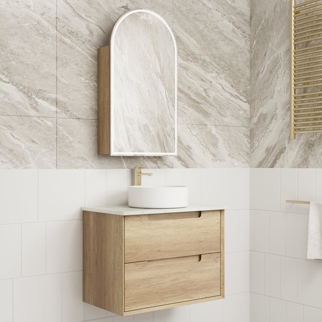 Moreno Wall Hung Vanity 600 - 1500mm - Hera Bathware X Aulic CAWH51 - 750 | 750mmCabinet Only