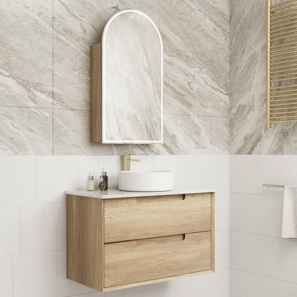 Moreno Wall Hung Vanity 600 - 1500mm - Hera Bathware X Aulic CAWH51 - 900 | 900mmCabinet Only