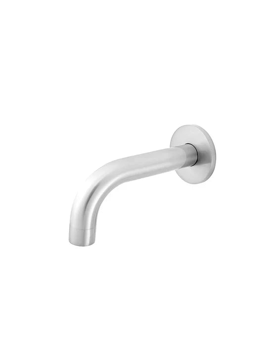 Universal Round Curved Spout 130mm - Hera Bathware