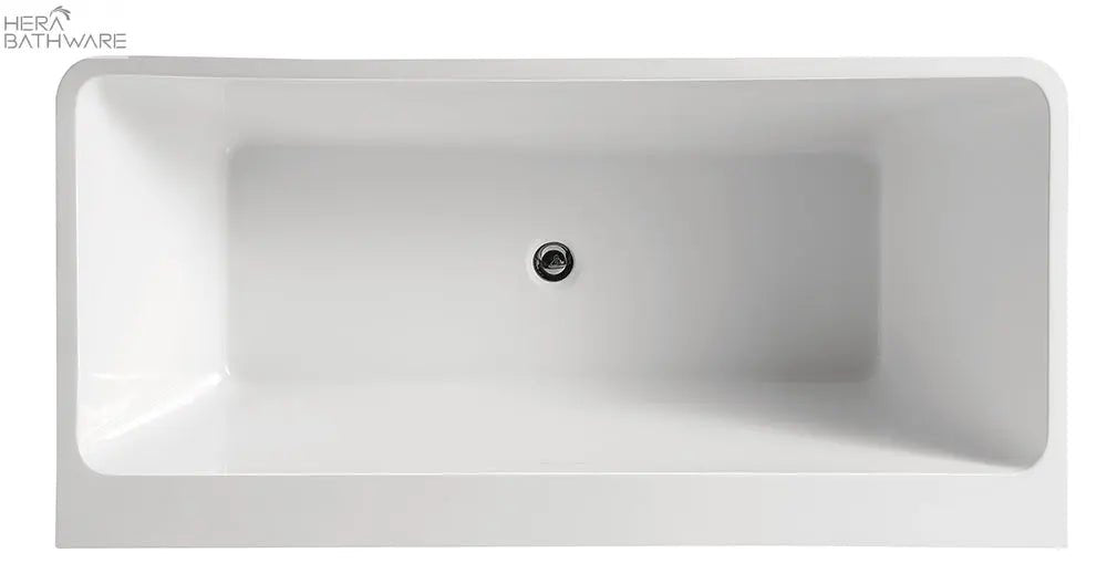 Natalia Back to Wall Bath - Hera Bathware1500mmGloss White