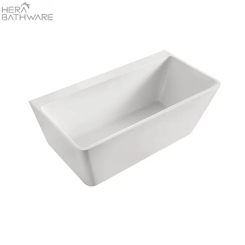 Natalia Back to Wall Bath - Hera Bathware1500mmGloss White