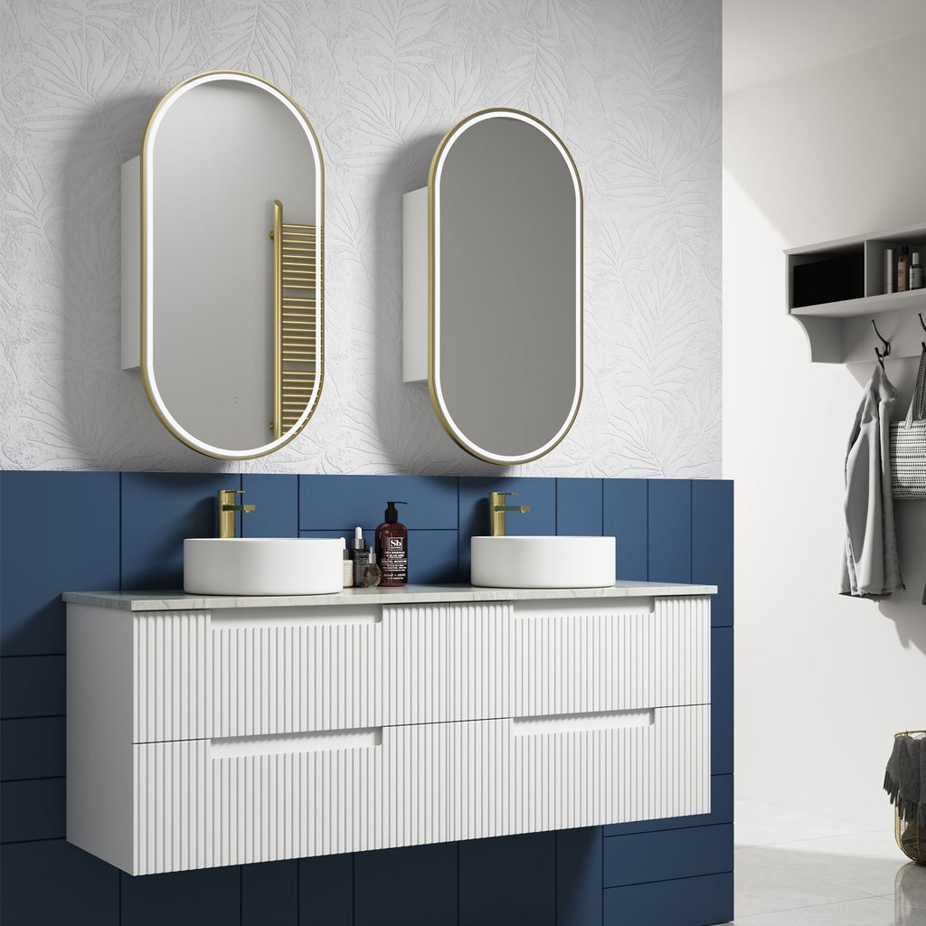Neva Wall Hung Vanity 600 - 1500mm - Hera Bathware X Aulic CAWH49 - 1500 | 1500mm - SingleCabinet Only