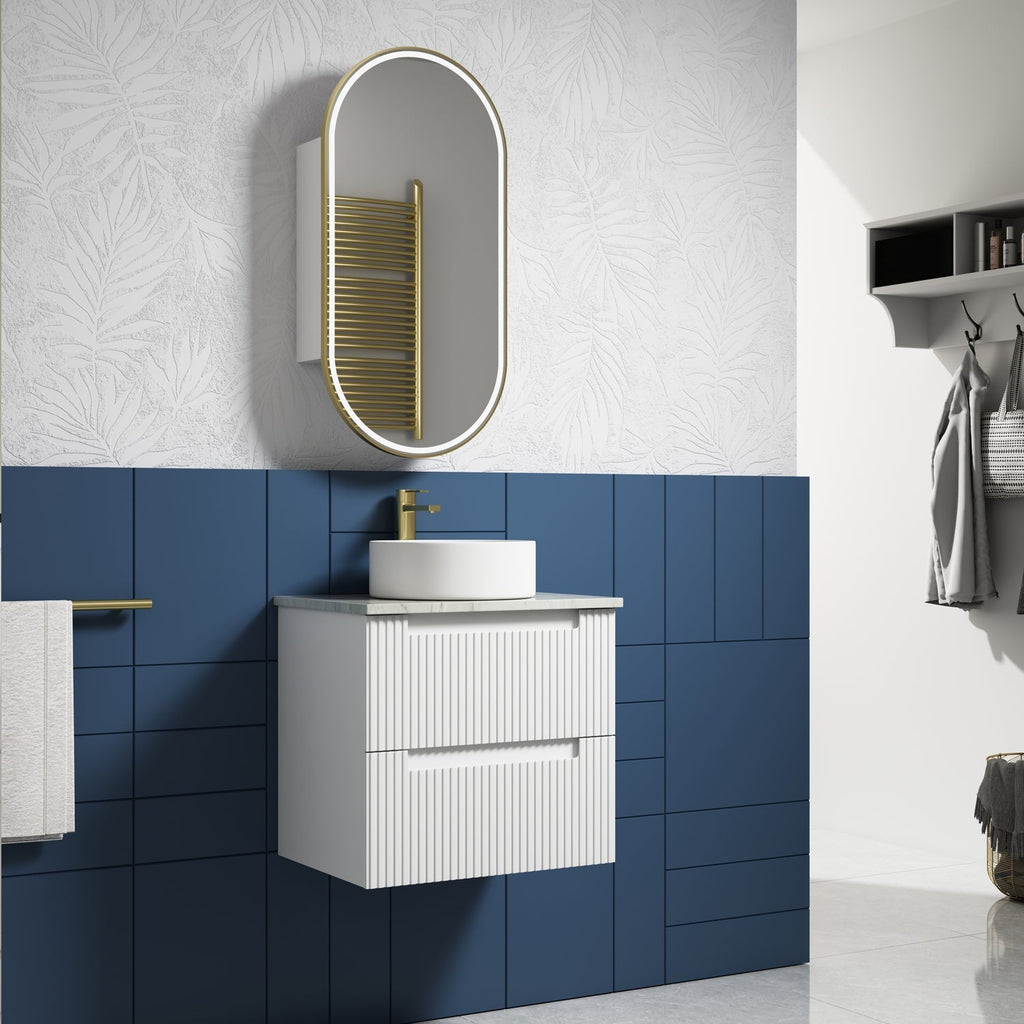 Neva Wall Hung Vanity 600 - 1500mm - Hera Bathware X Aulic CAWH49 - 600 | 600mmCabinet Only