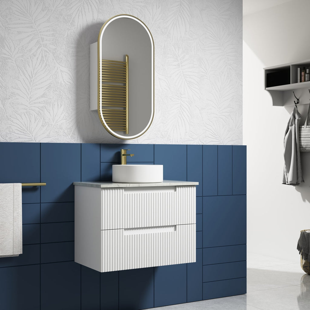 Neva Wall Hung Vanity 600 - 1500mm - Hera Bathware X Aulic CAWH49 - 750 | 750mmCabinet Only