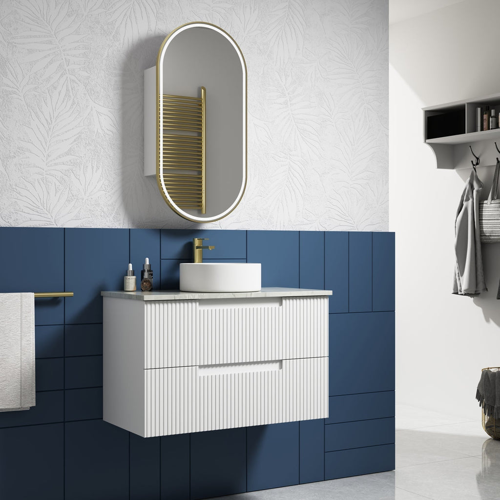 Neva Wall Hung Vanity 600 - 1500mm - Hera Bathware X Aulic CAWH49 - 900 | 900mmCabinet Only