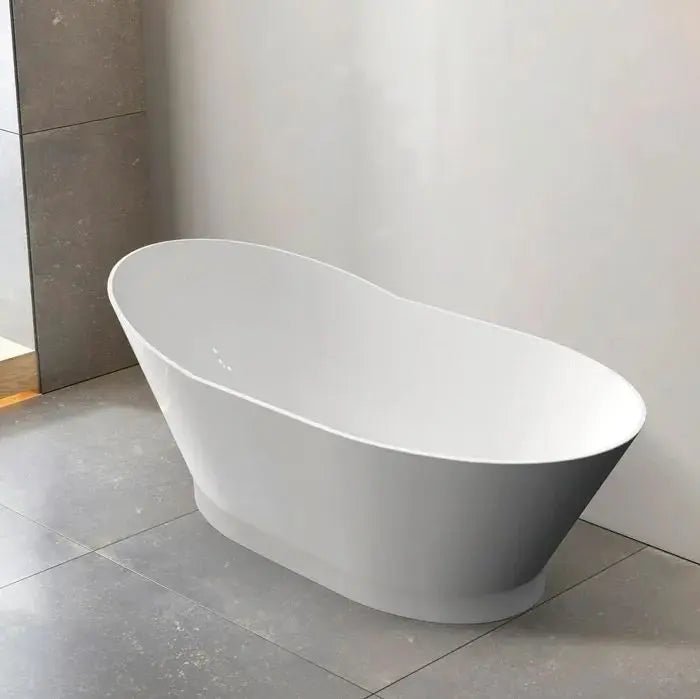 NEW YORK Gloss White Free Standing Bathtub - Hera Bathware1500mmGloss White