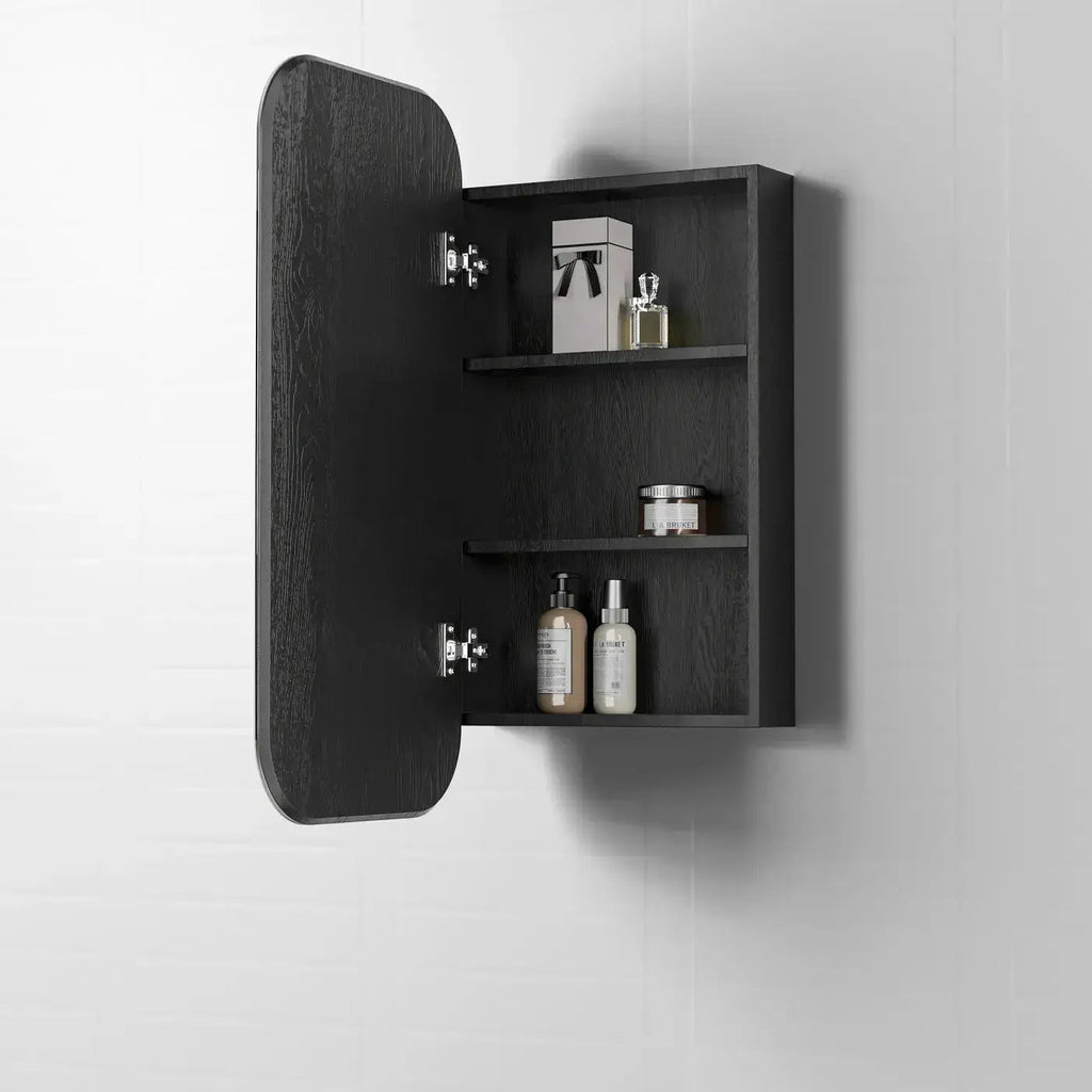 Newport Shaving Cabinet | OTTI - Hera BathwareBlack Oak