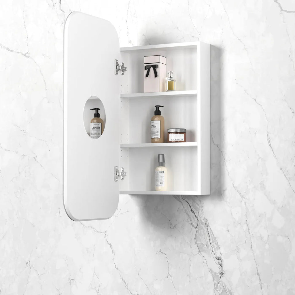 Newport Shaving Cabinet | OTTI - Hera BathwareMatte White