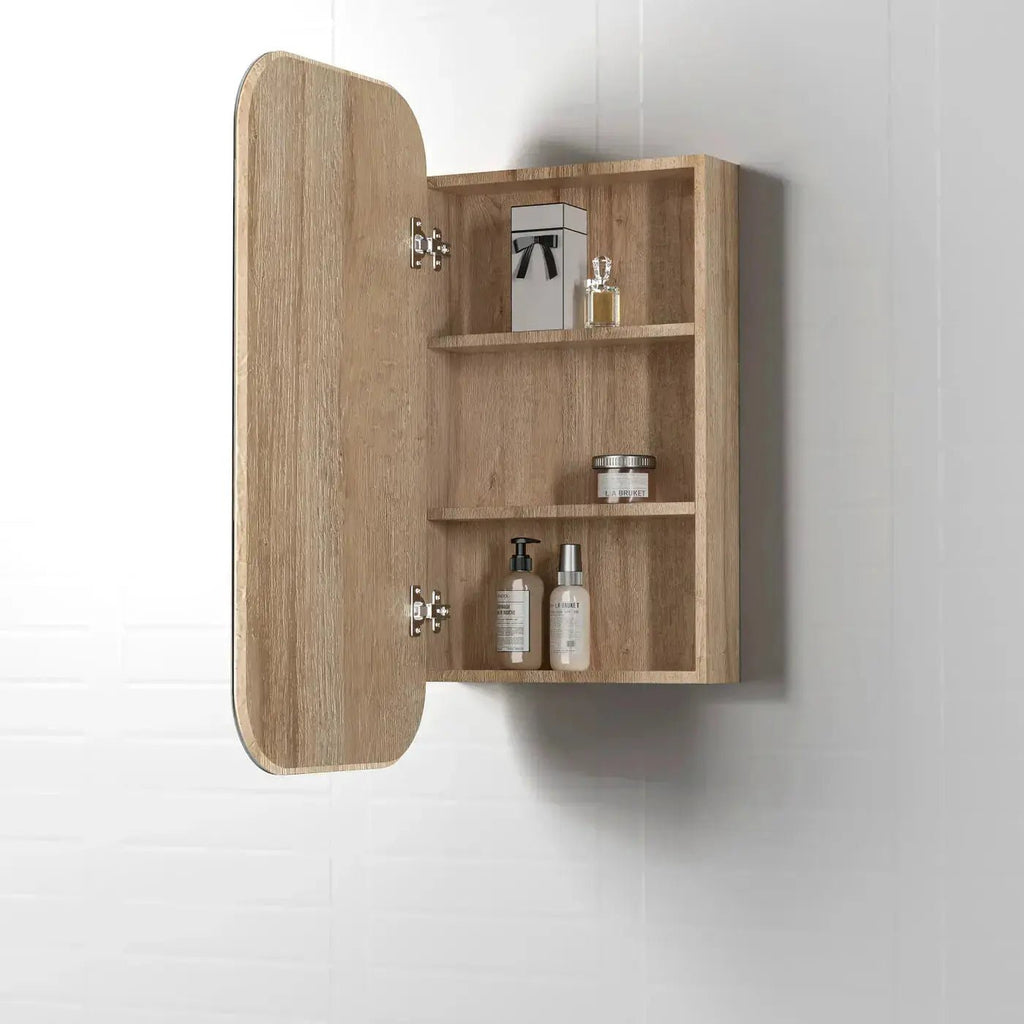 Newport Shaving Cabinet | OTTI - Hera BathwareNatural Oak