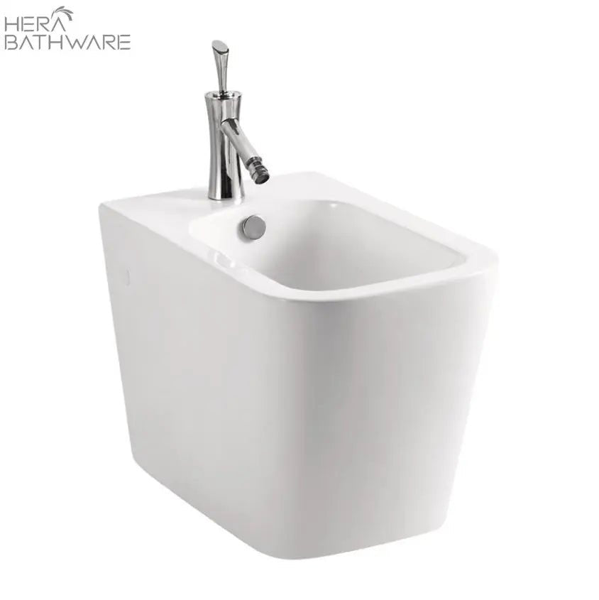 Nolah Back to Wall Bidet Toilet - Hera BathwareGloss White