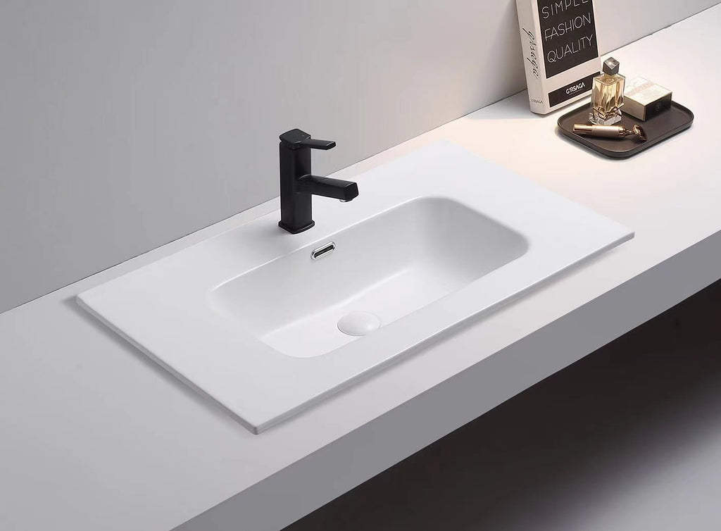 OLIVIA Ceramic Top Matte - Hera Bathware750mmMatte White